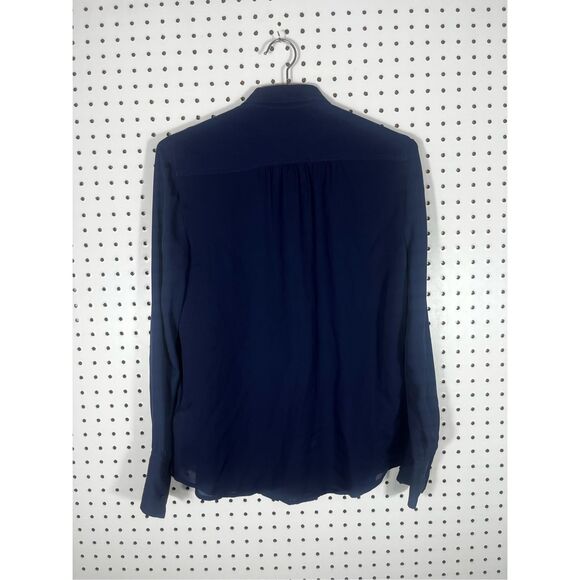 J.Crew button down silk blouse size 4 - Picture 3 of 7